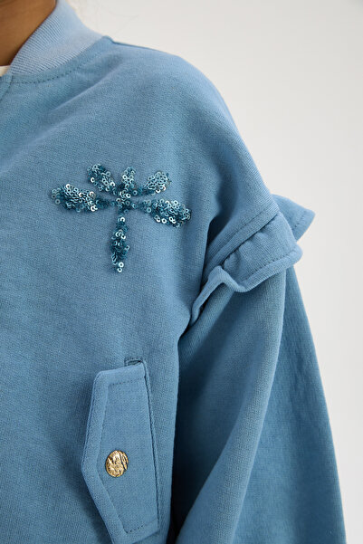 Tyess Girl Blue Tracksuit Bottom