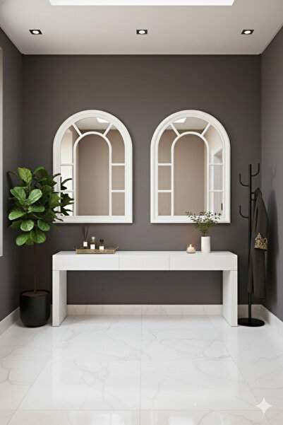 Generic Elegant mirror set with a luxurious frame, 100 x 70 cm