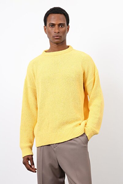 Antioch Yellow Knitted Sweater Men's Sweater