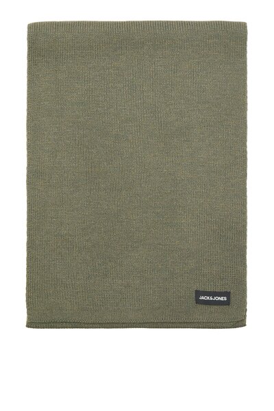 Jack & Jones Men's Khaki Scarf Model Code: (12098582) Jacdna Knit Scarf Noos