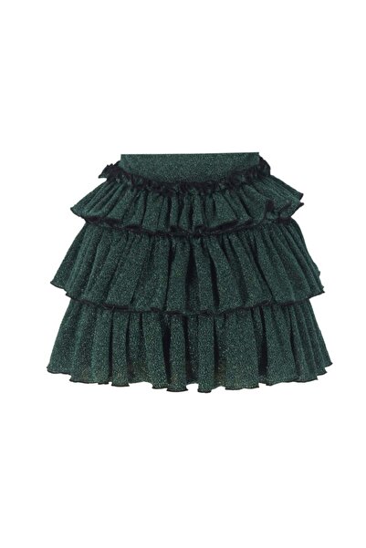 Nur Karaata Bellano Sparkle Green Skirt