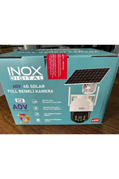 inox AOV X12 FULL RENKLİ SOLAR KAMERA