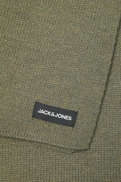Jack & Jones Men's Khaki Scarf Model Code: (12098582) Jacdna Knit Scarf Noos