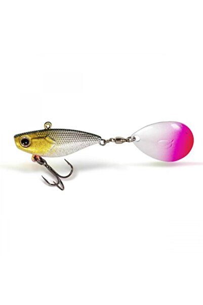 Mimteam Turbotail Quantum 4Street Spin-Jig Lure for Perch and Other Species, 28 g, 4.1 cm, Color Ghost