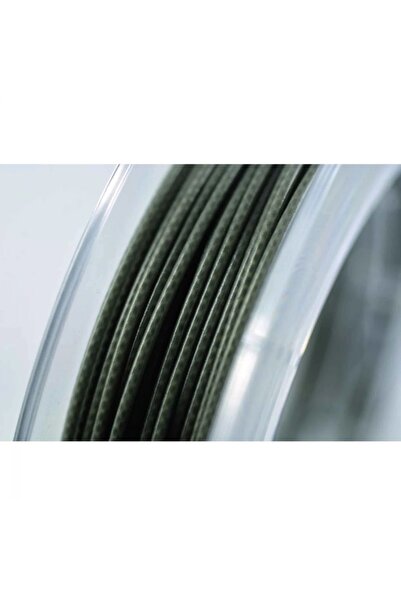 Mimteam Black Cat Rubber Coated Leader Line, Grey, 20m, 0.80mm - for Catfish Fishing