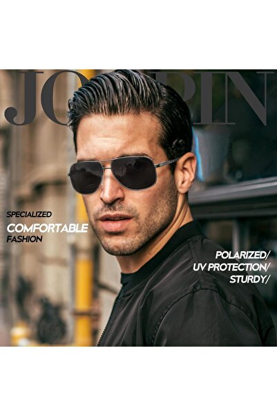 Joopin Aviation Polarized Rectangular Sunglasses for Men