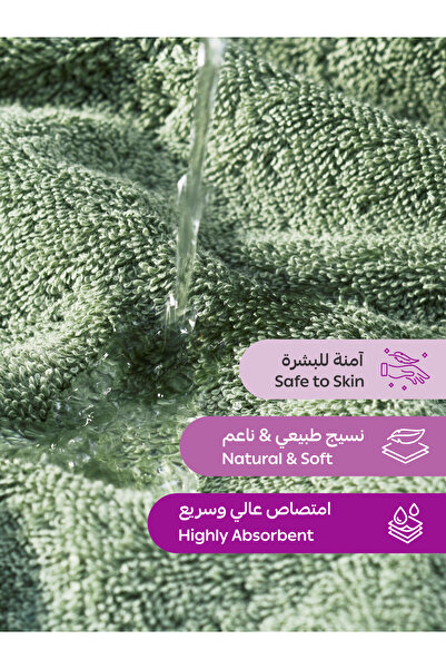 Donetella 6 - Pcs Premium Hand Towels (40x70cm) 600 GSM 100% Combed Cotton