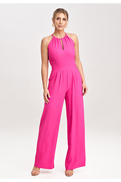 Figl Elegant pink bridal jumpsuit for women M1023, size S/M