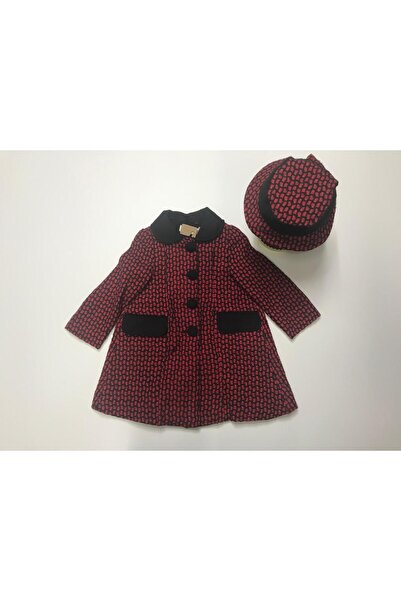Baby Slon Kids Clup Kışlık yakalı içi astarlı şapkalı düğmeli cepli kare dese...