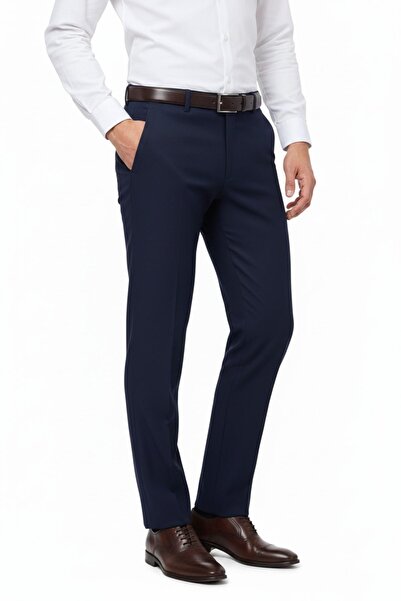 Günce Men's Regular Fit Dobby Fabric Pants Lycra Fabric Bgl-St05038