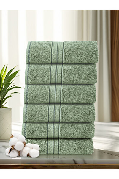 Donetella 6 - Pcs Premium Hand Towels (40x70cm) 600 GSM 100% Combed Cotton