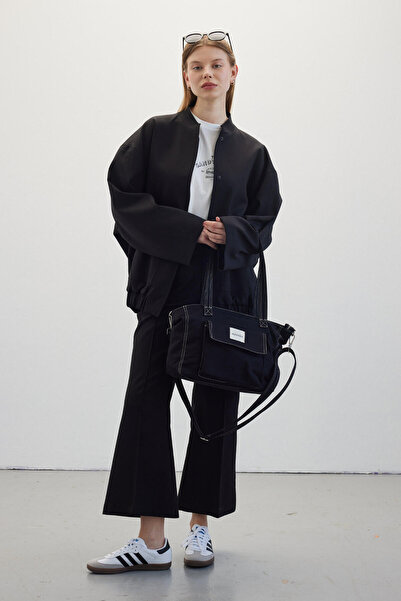 Manuka Бомбър яке, изработено по поръчка, черно