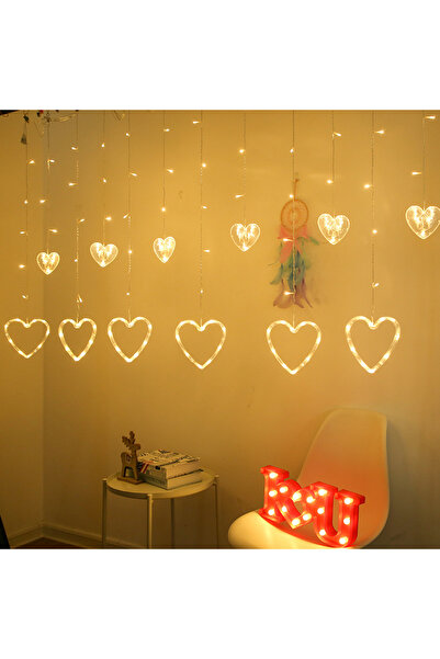 Optim Solution Heart String Lights - 12 Strands Warm White (Wholesale)
