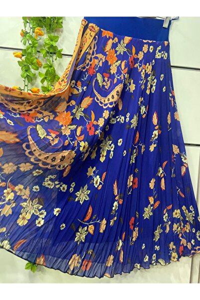 edu collection Шифон з візерунком, підкладка з дзвіноподібною спідницею