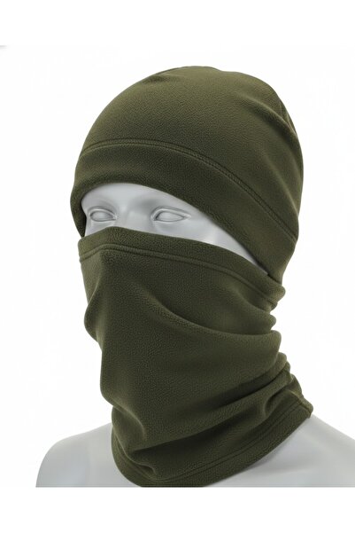 Asyagiyimavm Asker Yeşili-Siyah ve Lacivert Outdoor Taktik Polar Bere Boyunlu...