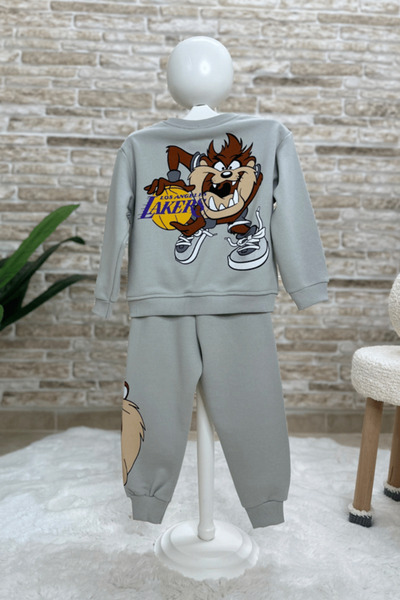 Little Baby Σετ αθλητικής φόρμας με 3 κλωστές 100% βαμβακερό κάτω μέρος