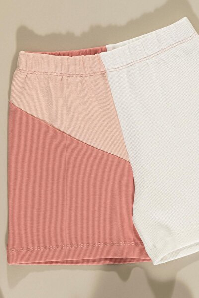 FOR YOU MODA Bedrucktes zweiteiliges Set in Pink und Granatrot