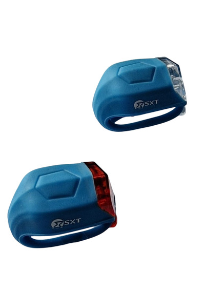 SXT Set Flash cu Baterii (Silicone) Albastru