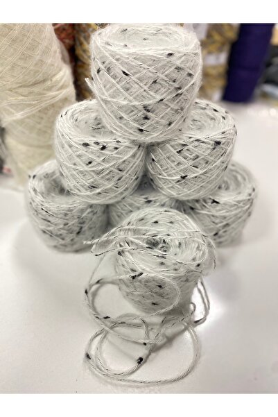 göçer Moher acrilic alb negru cu ochiuri de pisică, plasă vizuală 700 grame