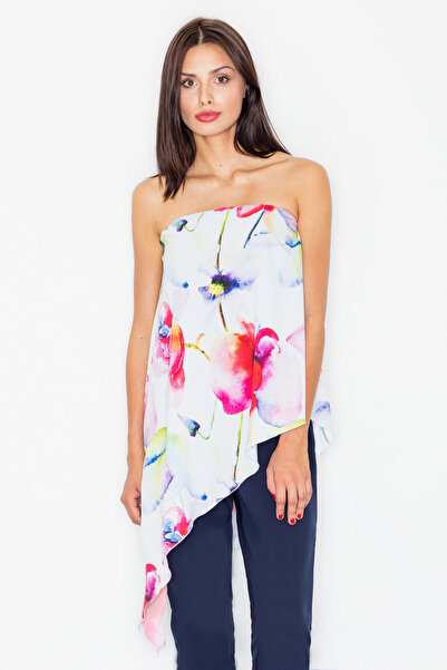 Figl Asymmetric jumpsuit - navy floral jumpsuit M500 size L