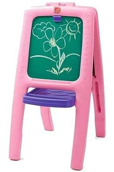 Step 2 Easel for Two Learning & Educational Toy Pink 799900 (Ages 2+)