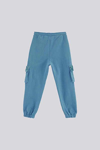 Tyess Girl Blue Tracksuit Bottom