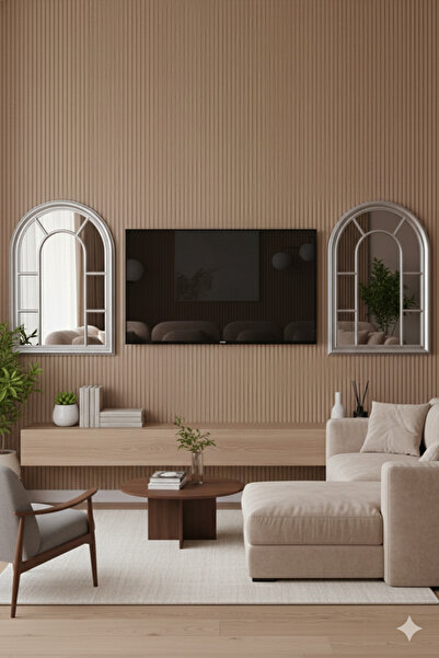 Generic Elegant mirror set with a luxurious frame, 100 x 70 cm