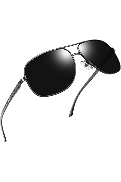 Joopin Aviation Polarized Rectangular Sunglasses for Men