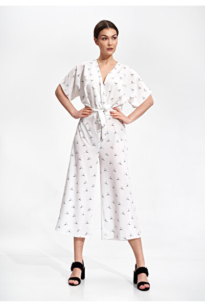 Figl Light blue kimono jumpsuit - loose jumpsuit - off white M863 size L/XL