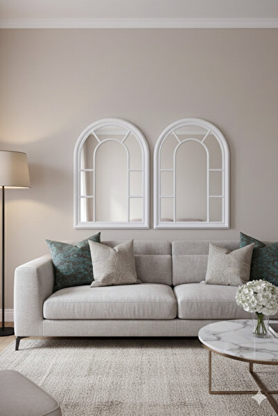 Generic Elegant mirror set with a luxurious frame, 100 x 70 cm