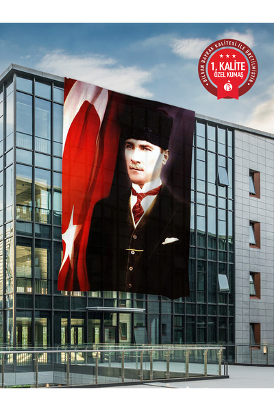 Bilsan Atatürk Bayrağı 200x300 cm - Raşel Kumaş 1. Kalite