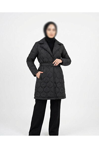 dcn giyim 1985 Women's Belted Puffer Coat-528