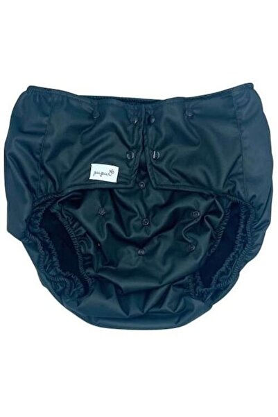 Pupus Scutec reutilizabil pentru adulți cu inserții S/M/L 1 bucată - Negru