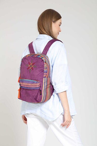 street&bagdnz Nubi Ethnic Authentic Bohemian Embroidered Patterned Backpack Daily Travel Use