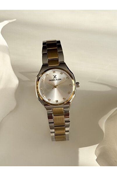 Daniel Klein Gold Gümüş Renk Kadın Kol Saati