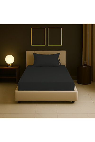 Sabia 100% Cotton 62 Thread Count 80X200 cm +30 cm Height Suitable Single Size Fitted Sheet Set