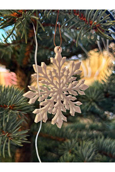 Baylin3D 10 قطع من زينة شجرة عيد الميلاد على شكل ندفة ثلج