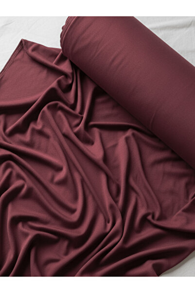 iki iplik قماش سوبرم قطن 100% بلون بوردو - عرض 170 سم |   قماش مرن وناعم وقابل للتنفس للقمصان والملابس