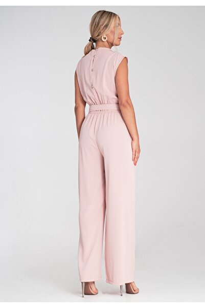 Figl Elegant jumpsuit for women - Party jumpsuit - Pink M1196 size S/M