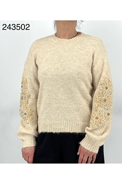 FRANCO FERRI Sweater with sleeve applications