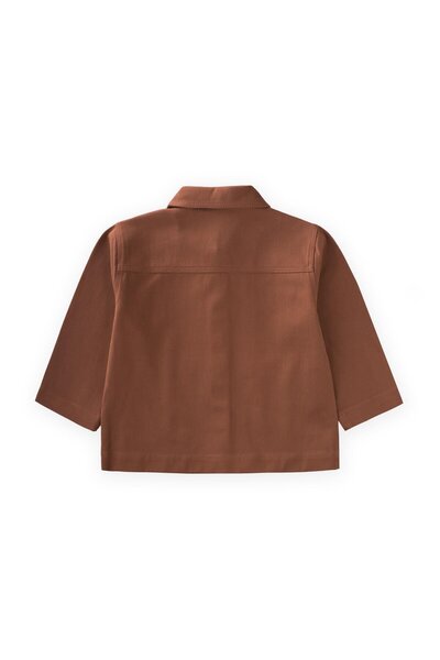 Cigit Gabardine Jacket 2-7 Years Old Brown