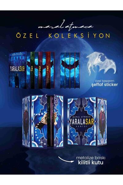 Ephesus Yayınları Yaralasar Serisi – Yan Boyamalı Kilitli Koleksiyon Kutu