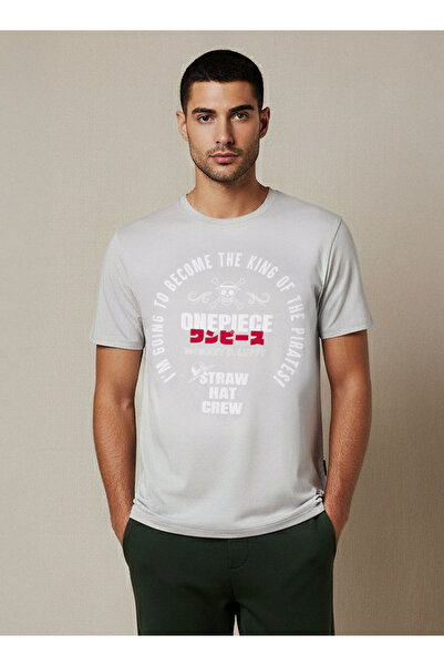 SP Characters Men Regular Fit Crew Neck Short Sleeve One Piece Print T-shirt