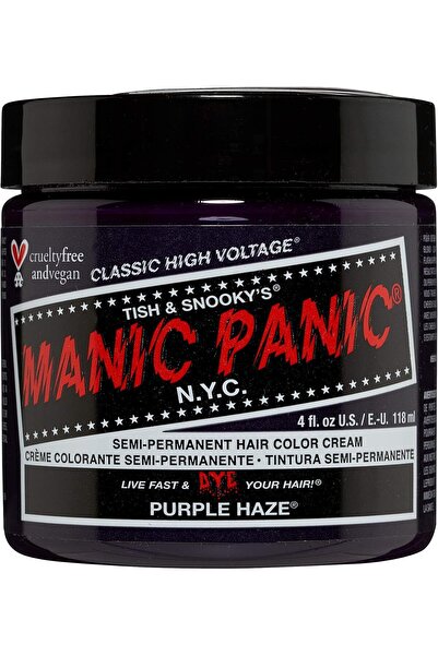 Manic Panic Semi-Permanent Cream Hair Color, Pack of 1 Purple Haze (Multi-Color)