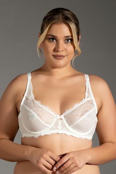 cotonhause Women's Shaping / Sculpting Underwire Ecru Lace Bra C2T0N3253