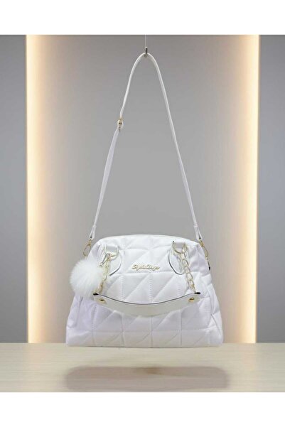 VARLIK AYAKKABI ÇANTA حقيبة جديدة للموسم الجديد باللون الأبيض