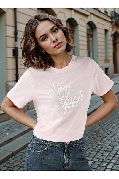 FAV Typographic Print Cotton T-shirt