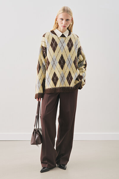 Manuka Baklava Patterned Knitwear Sweater Blue