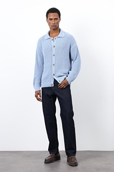 Antioch Baby Blue Knitted Sweater for Boys