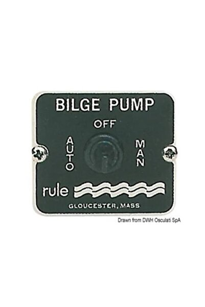 OSCULATI Comutator panou pompă de santină 12-24V - Automat/Manual/Oprit